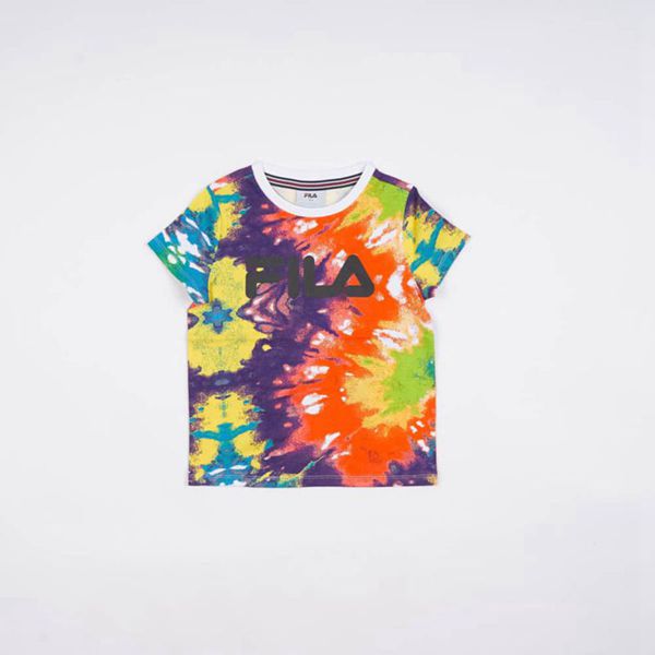 Fila Deckle Girl's T-Shirts - Multicolor,NZ 438-62843